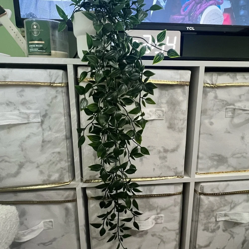 IKEA Faux Florals in White Pots
